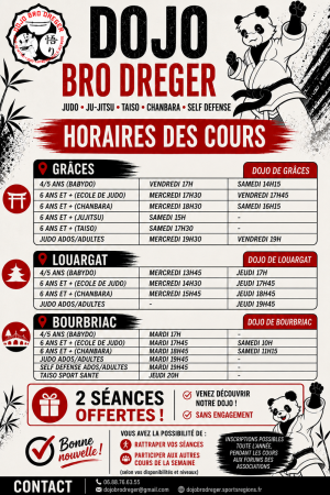Horaires et lieux